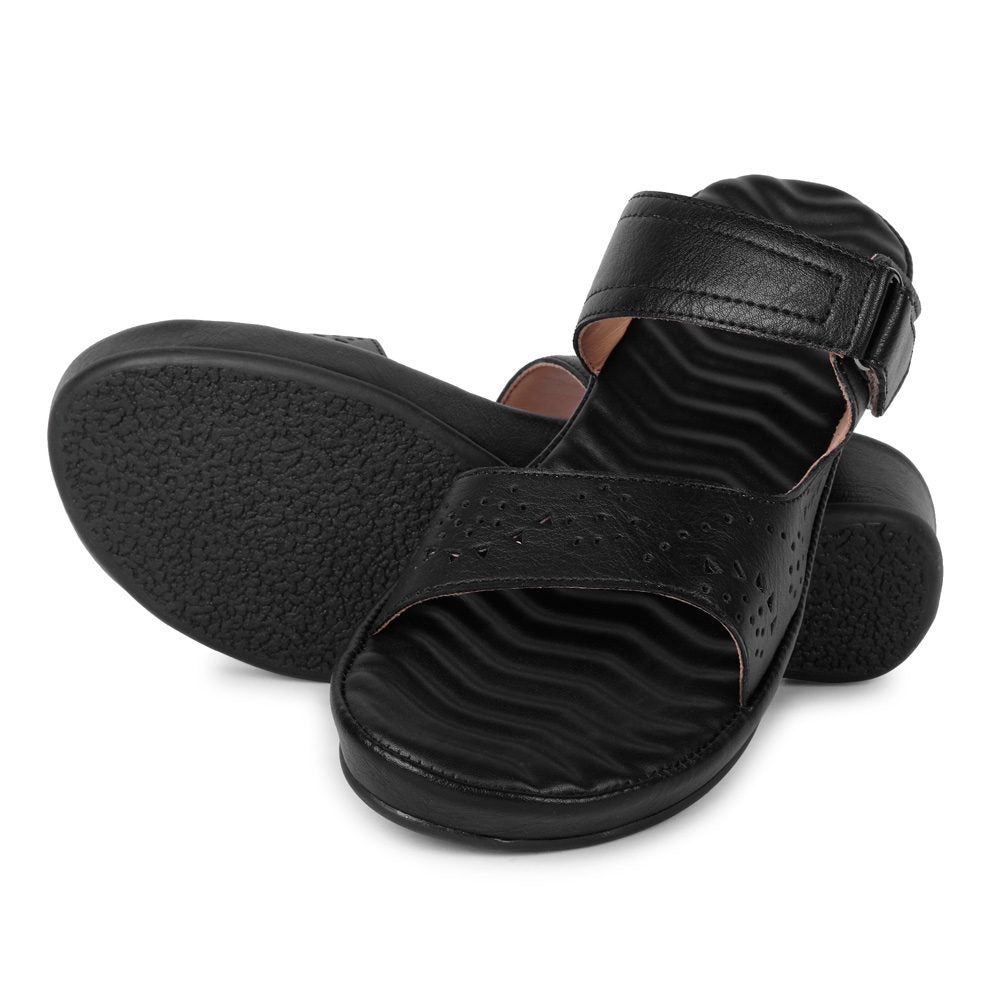 Black Comfort Slip on Wedges N91240