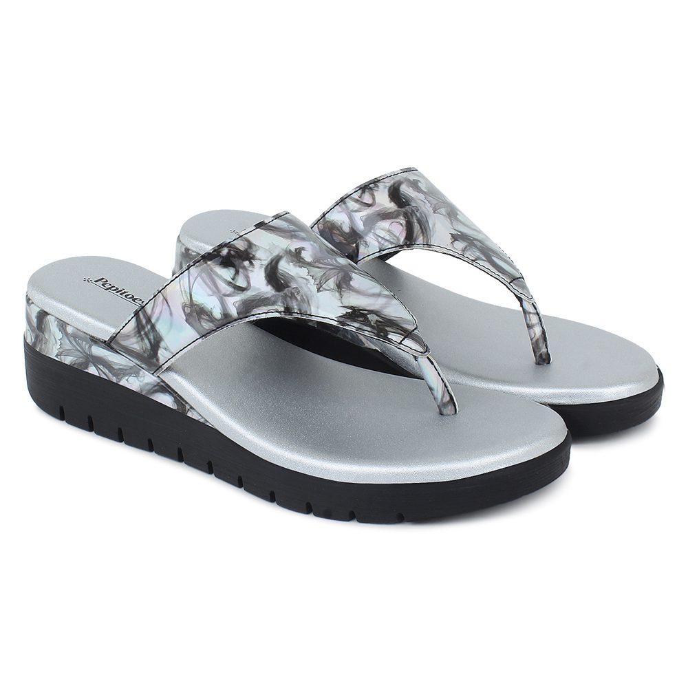 Black Smoke Comfort Slip on Wedges N21262