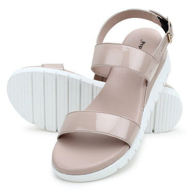 Lite Nude Comfort Back Strap Wedges J90138