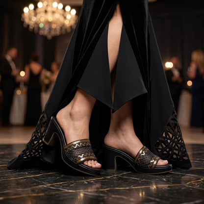 Comfort Slip on Heels P25591
