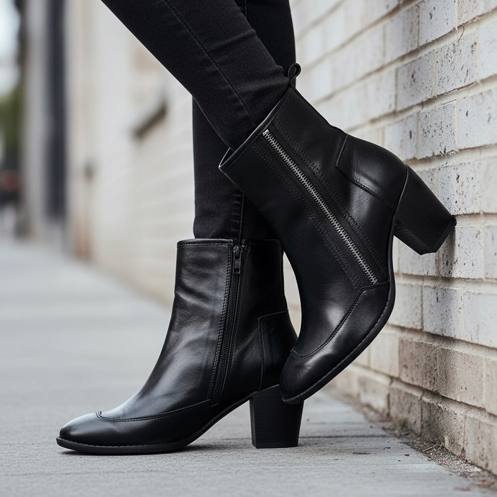 Comfort Slip on High Anlkle Boots N91225