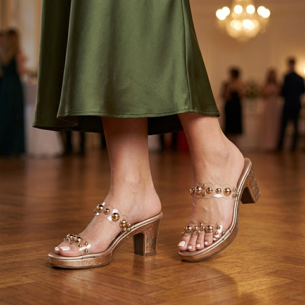 Comfort Slip on Heels P26701