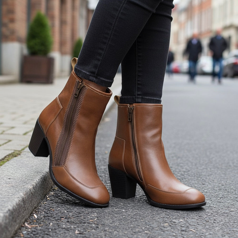 Comfort Slip on High Anlkle Boots N91225