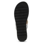 Bronze Comfort Slip-On Wedges