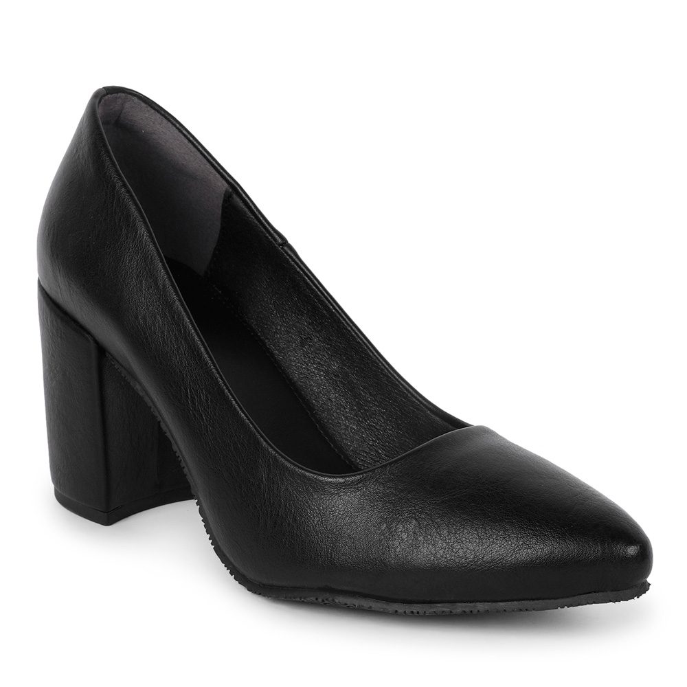 Buy El Paso Buckled Square Toe Block Heel Pumps - Heels for Women 23705446  | Myntra